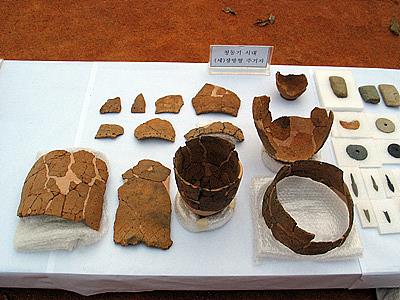기지리 유적 청동기시대 (세)장방형 주거지 출토 유물들 썸네일 이미지